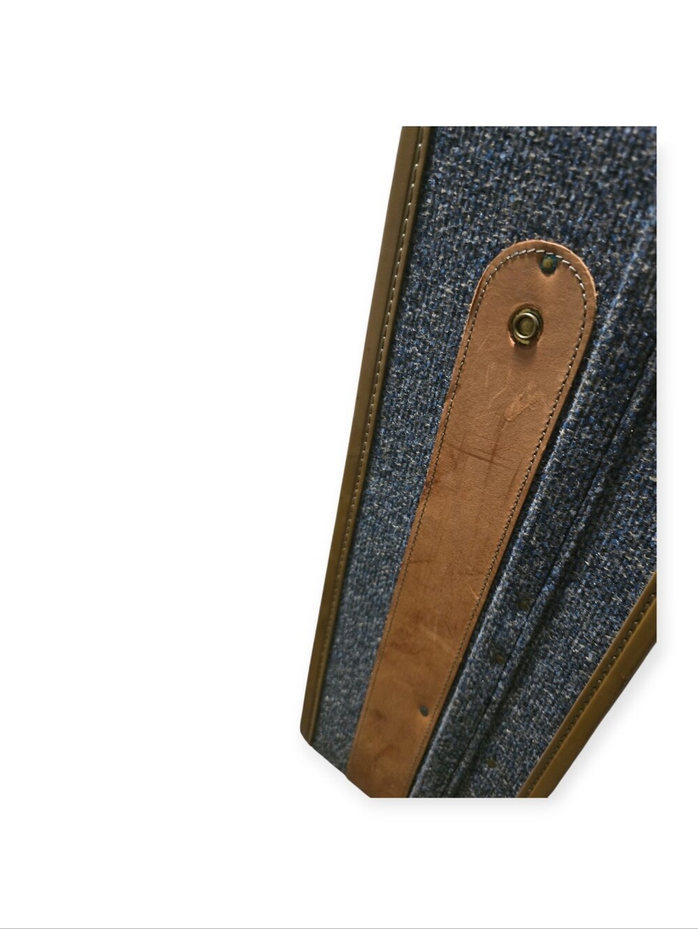 Vintage Hartmann Tweed/Leather Suitcase. - Picture 8 of 10